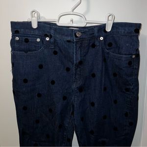 Polka dot jeans